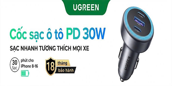 Bộ Sạc Xe 30W